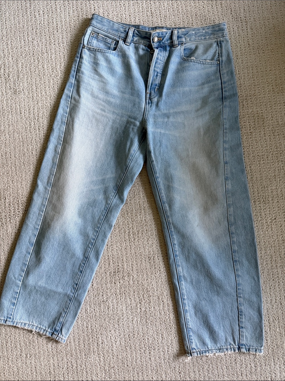 Madewell Light Blue Cropped Ankle Jeans